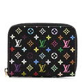 Louis Vuitton Monogram Multicolor Zippy Coin Purse Black Grenade