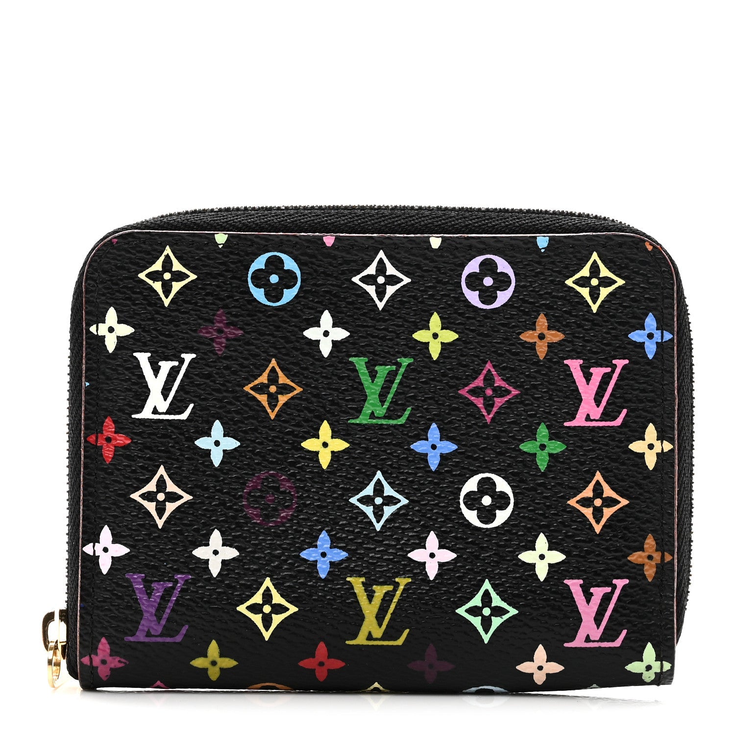 Louis Vuitton Monogram Multicolor Zippy Coin Purse Black Grenade