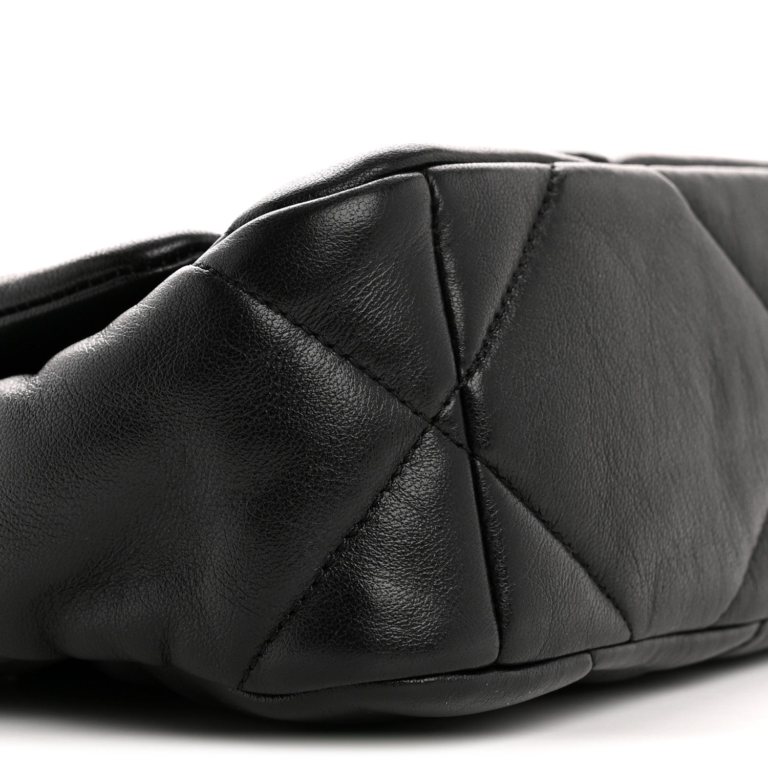 Chanel Lambskin Quilted Medium Chanel 19 Flap Black