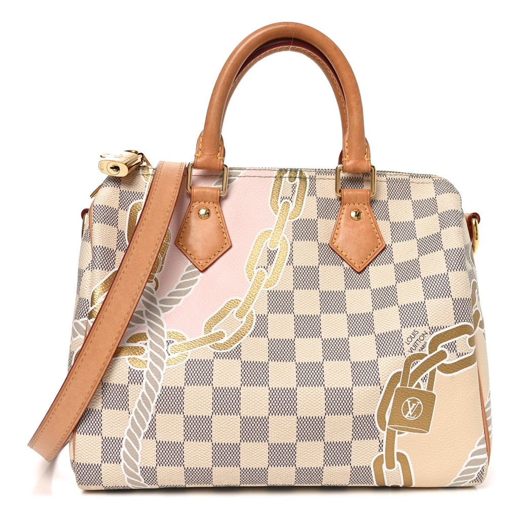 Louis Vuitton Damier Azur Nautical Speedy Bandouliere 25