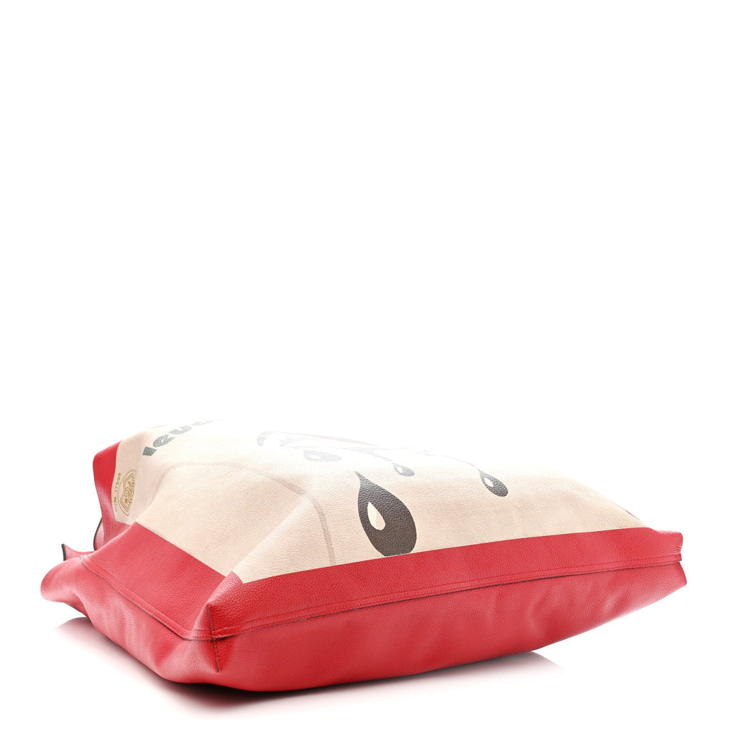 Gucci Calfskin Large Elton John Levon-Goodbye Tote Red