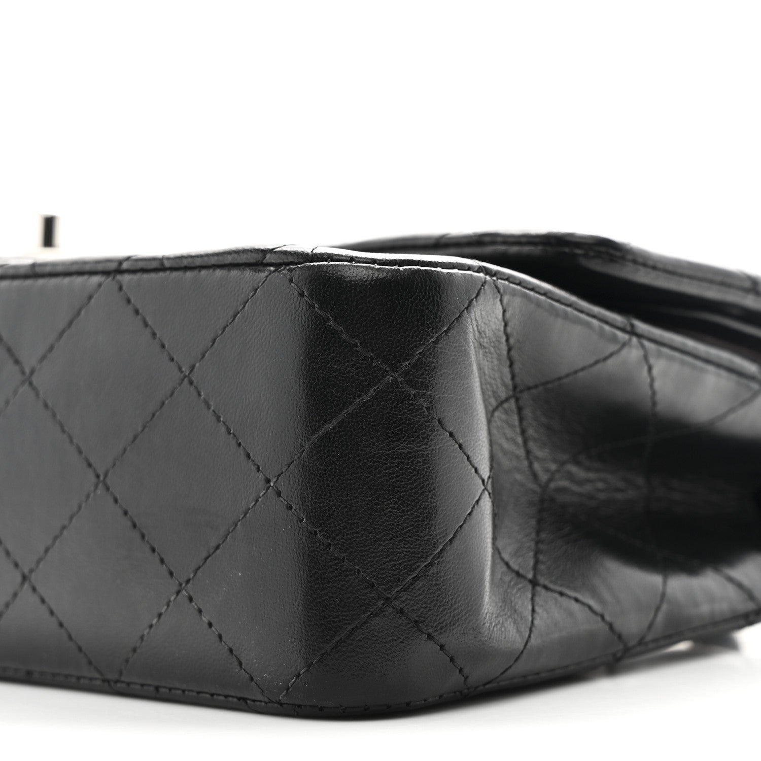 Chanel Lambskin Quilted Medium Double Flap Black