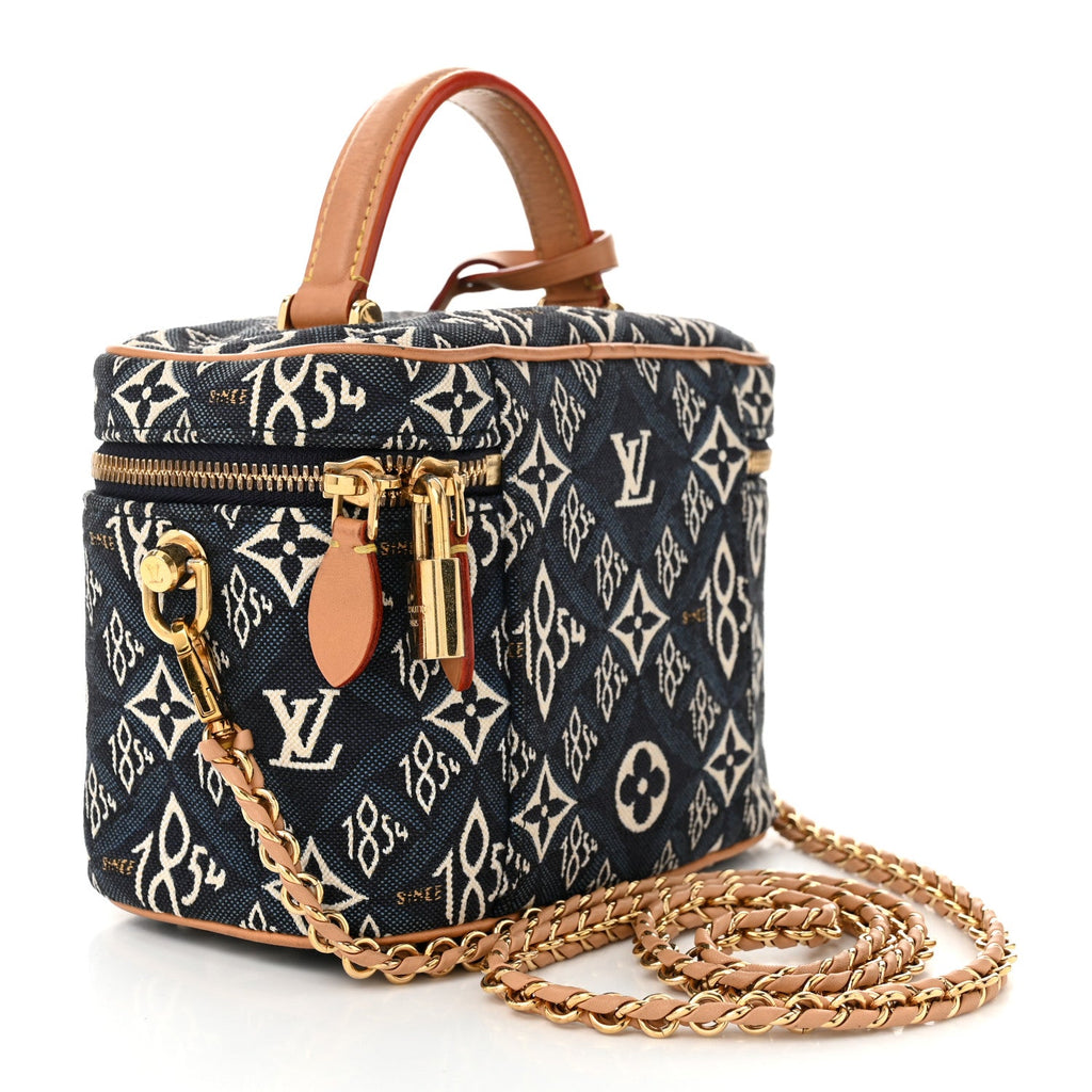 Louis Vuitton Jacquard Since 1854 Vanity PM Blue