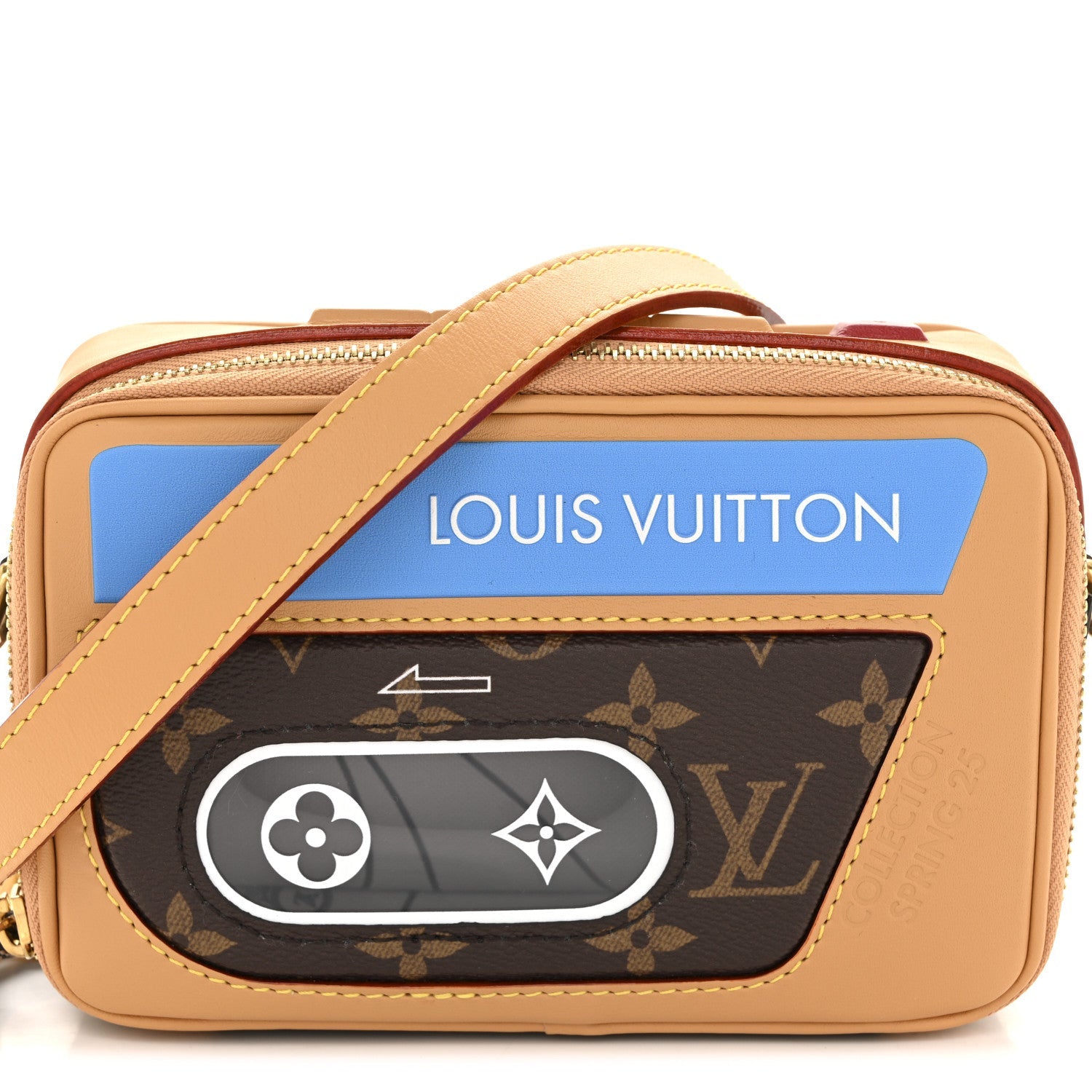 Louis Vuitton Calfskin Monogram Baladeur Wearable Wallet