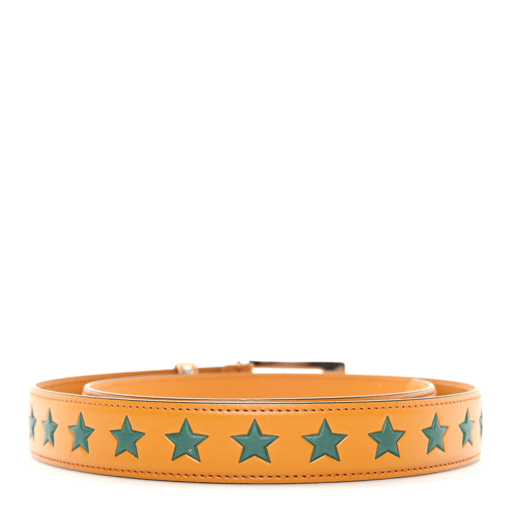 Gucci Plutone Calfskin Stars Square G 30mm Belt 95 38 Cinture Uomo