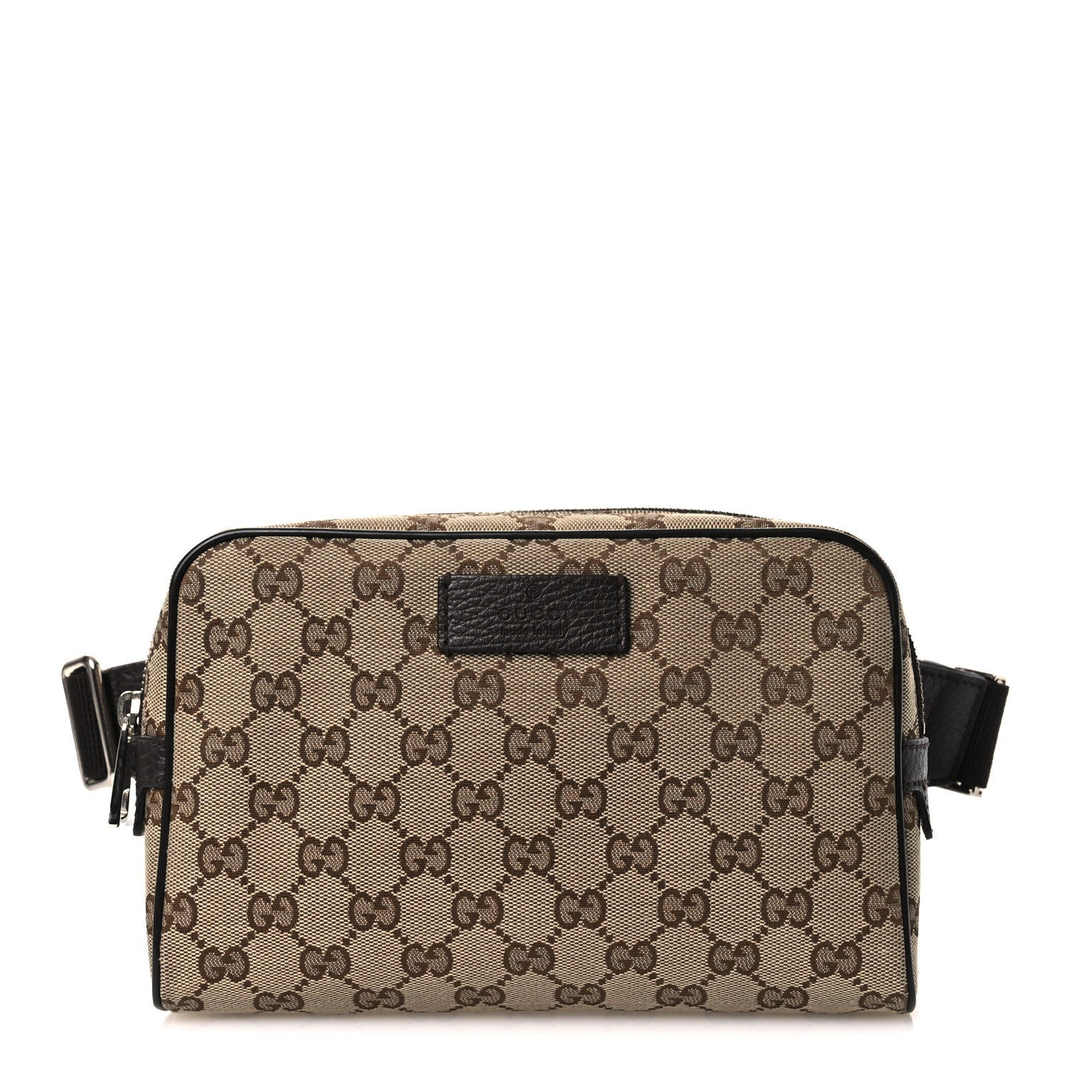 Gucci Monogram Belt Bag Dark Brown