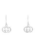 Gucci Sterling Silver Britt Drop Earrings