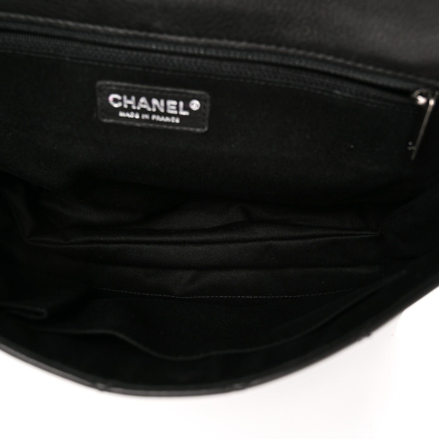 Chanel Goatskin Quilted Paris Dallas Saddle Bag Black