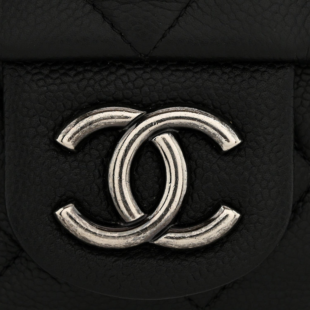 Chanel Caviar Quilted Coco Casual Flap Black