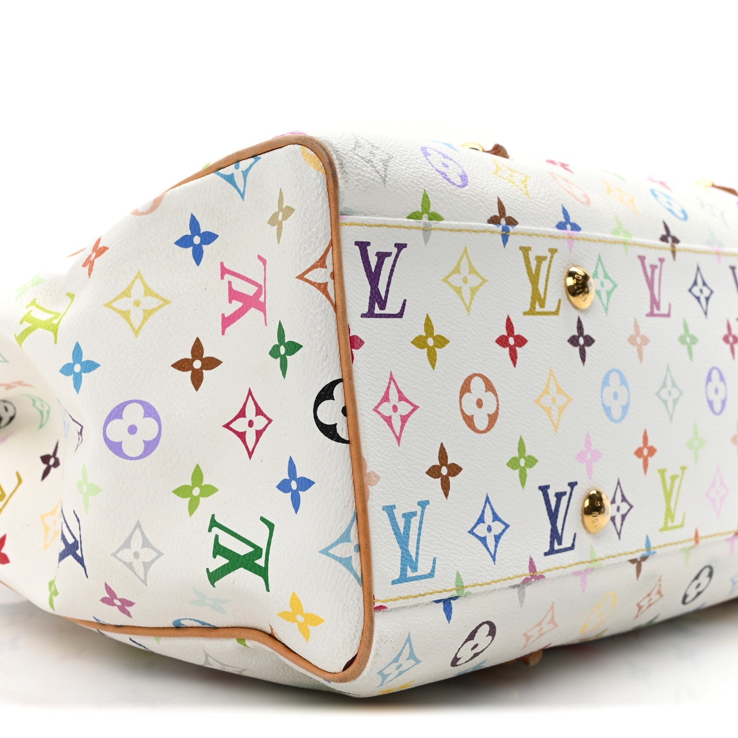 Louis Vuitton Monogram Multicolor Aurelia GM White