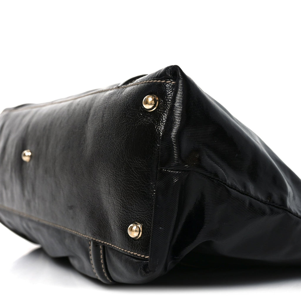 Gucci Dialux Medium Britt Tote Black