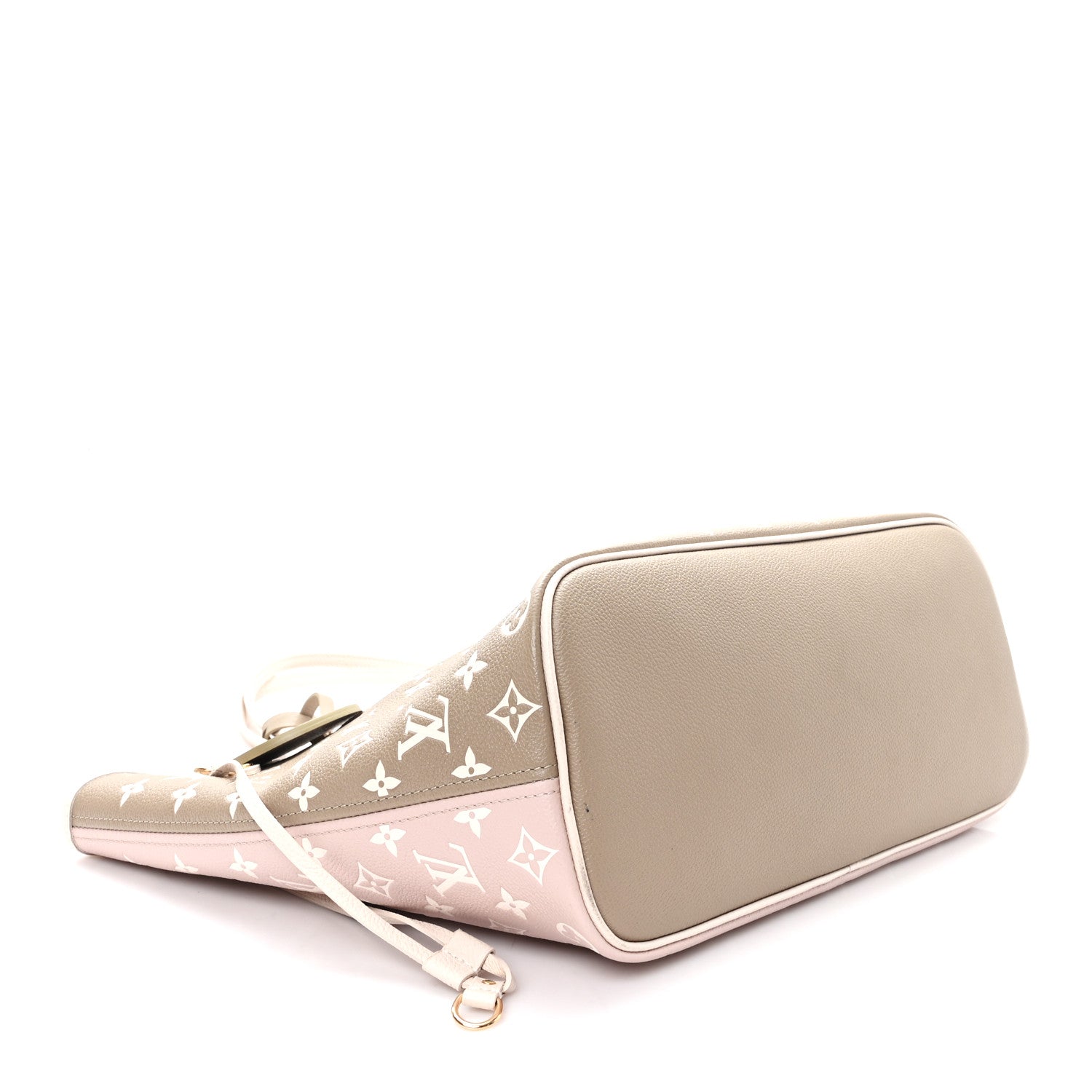 Louis Vuitton Empreinte Monogram Spring In The City Neverfull MM Kaki Beige Cream