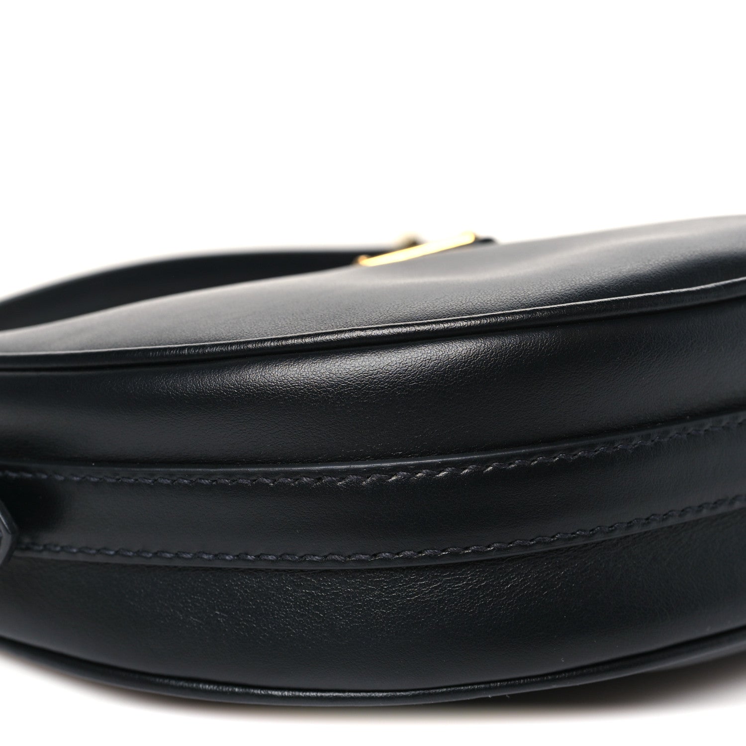Prada Soft Calfskin Arque Shoulder Bag Black