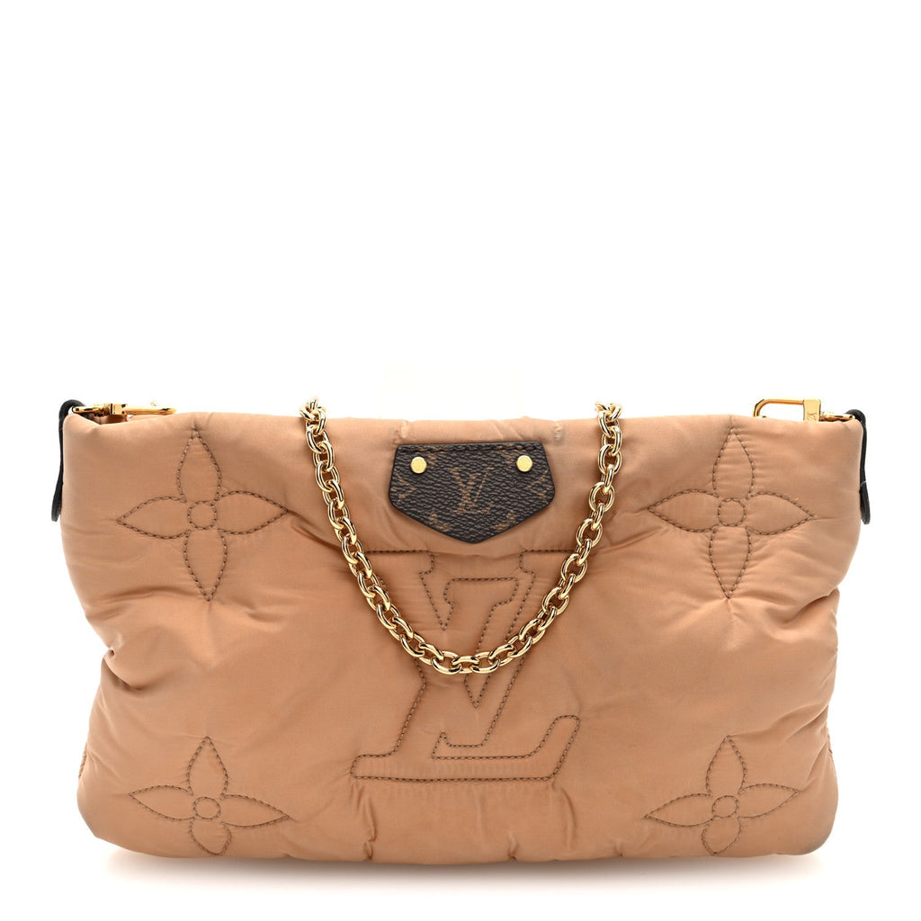 Louis Vuitton Econyl Monogram Pillow Maxi Multi Pochette Accessories Mini Pochette Beige