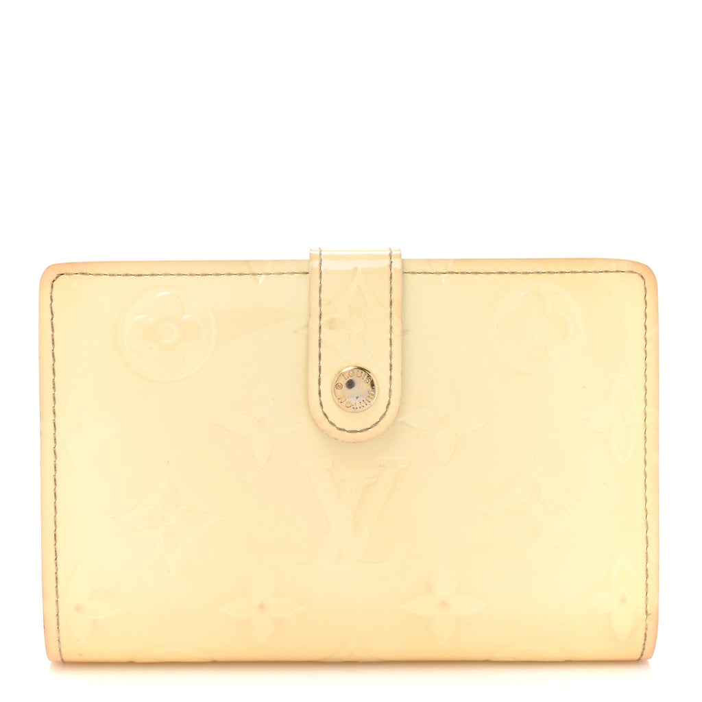 Louis Vuitton Vernis French Purse Wallet Perle