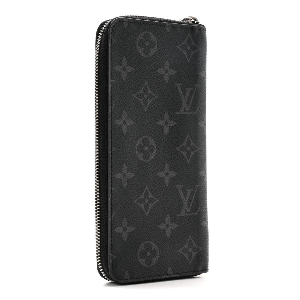 Louis Vuitton Monogram Eclipse Vertical Zippy Wallet