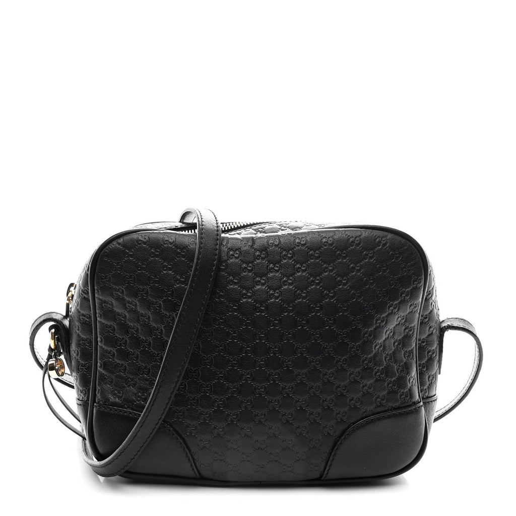 Gucci Microguccissima Mini Bree Messenger Bag Black