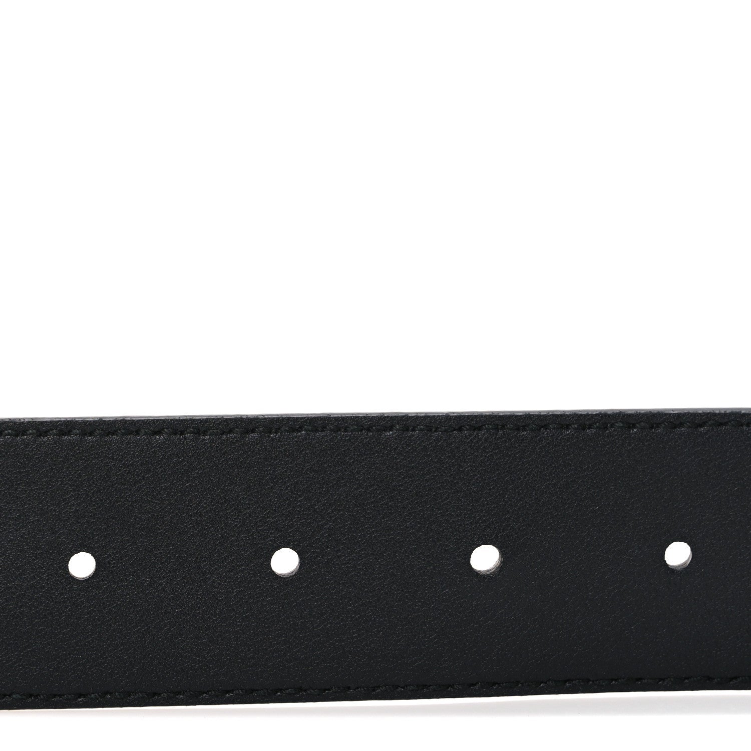 Gucci Calfskin Interlocking G 37mm Belt 85 34 Black