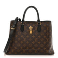 Louis Vuitton Monogram Flower Tote Black