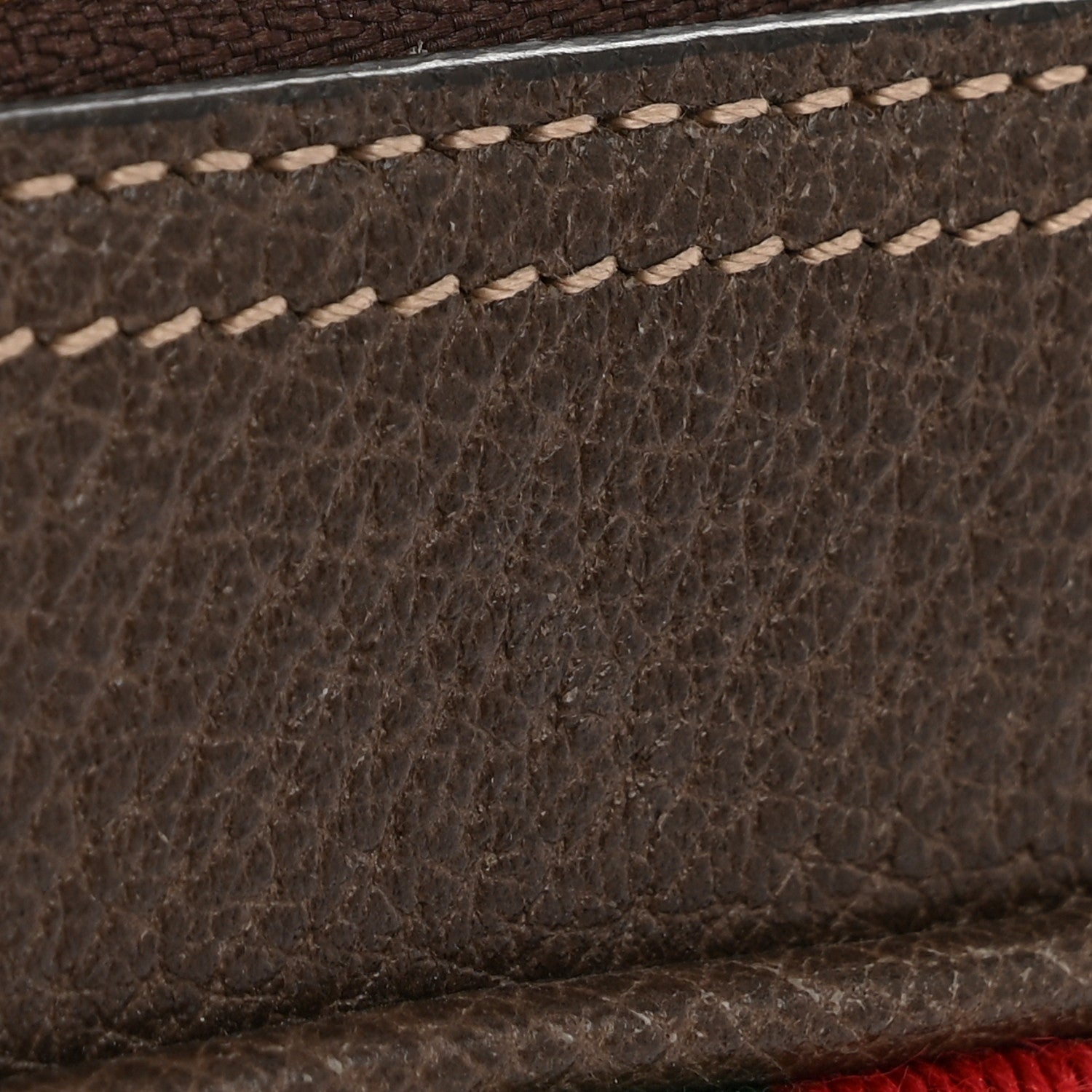 Gucci GG Supreme Monogram Web Small Ophidia Shoulder Bag Brown