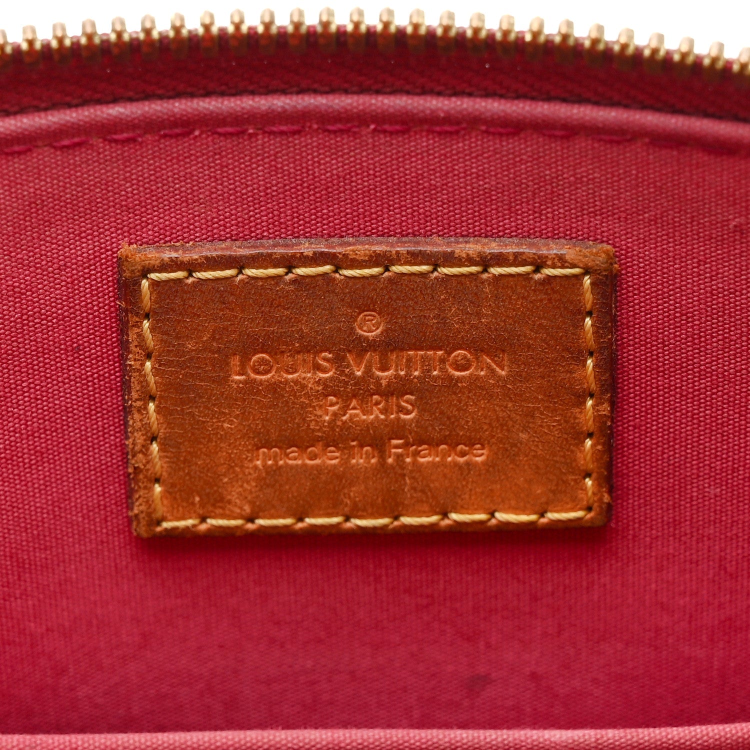 Louis Vuitton Vernis Alma BB Rose Indien