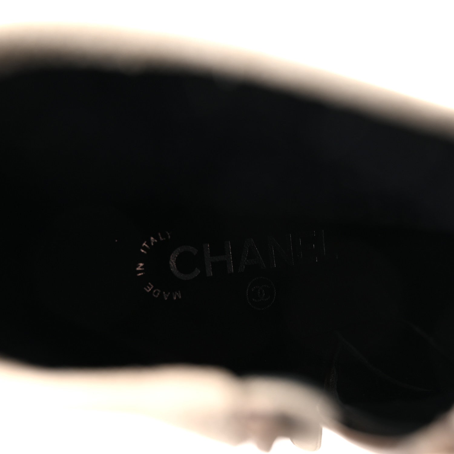 Chanel Suede Calfskin Platform Short Boots 40 Beige