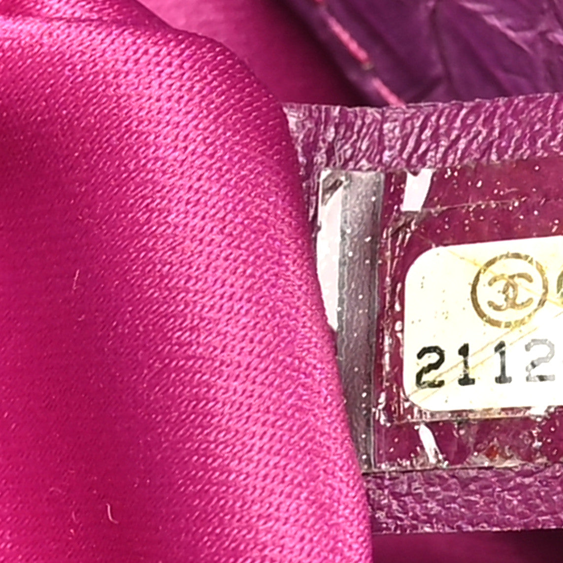 Chanel Elaphe Snakeskin Quilted Medium Easy Carry Flap Purple