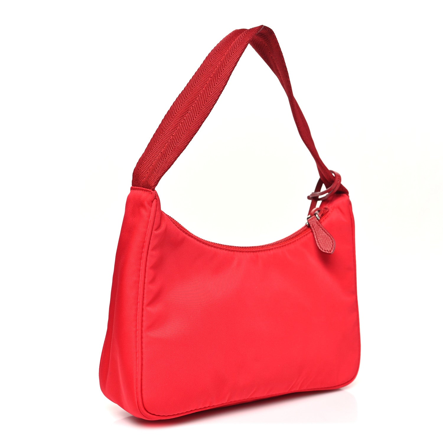 Prada Tessuto Nylon Mini Re-Edition 2000 Bag Rosso