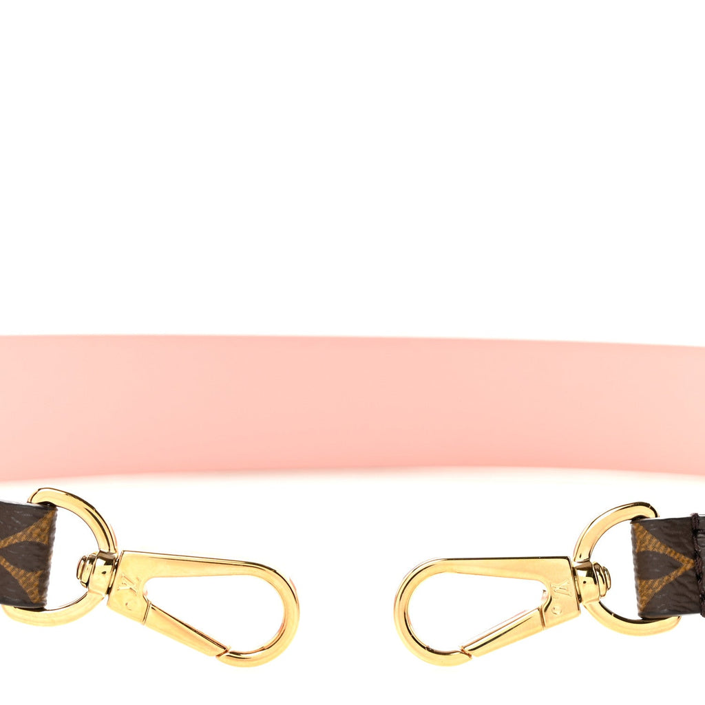 Louis Vuitton Monogram Bandouliere Shoulder Strap Rose Poudre