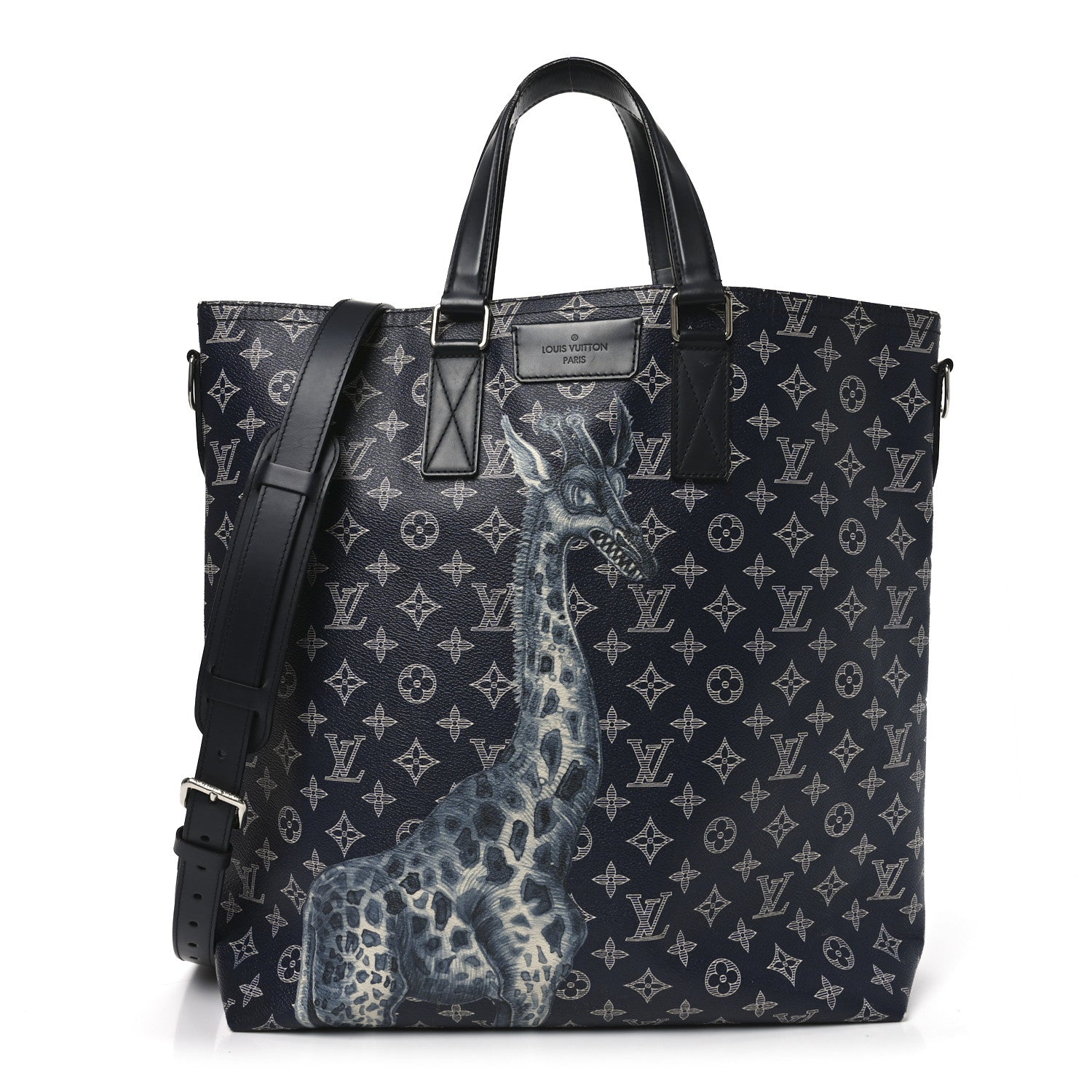 Louis Vuitton Savane Monogram Chapman Atlas Tote Ink
