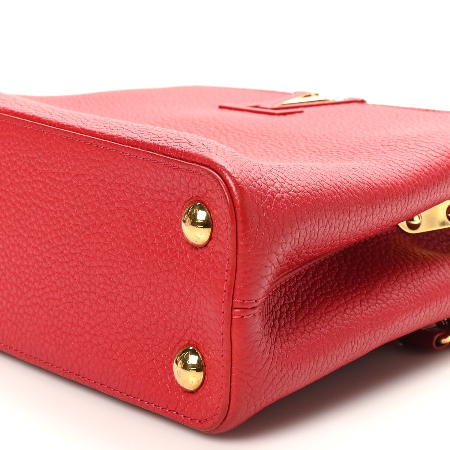 Louis Vuitton Taurillon Capucines BB Scarlet Red