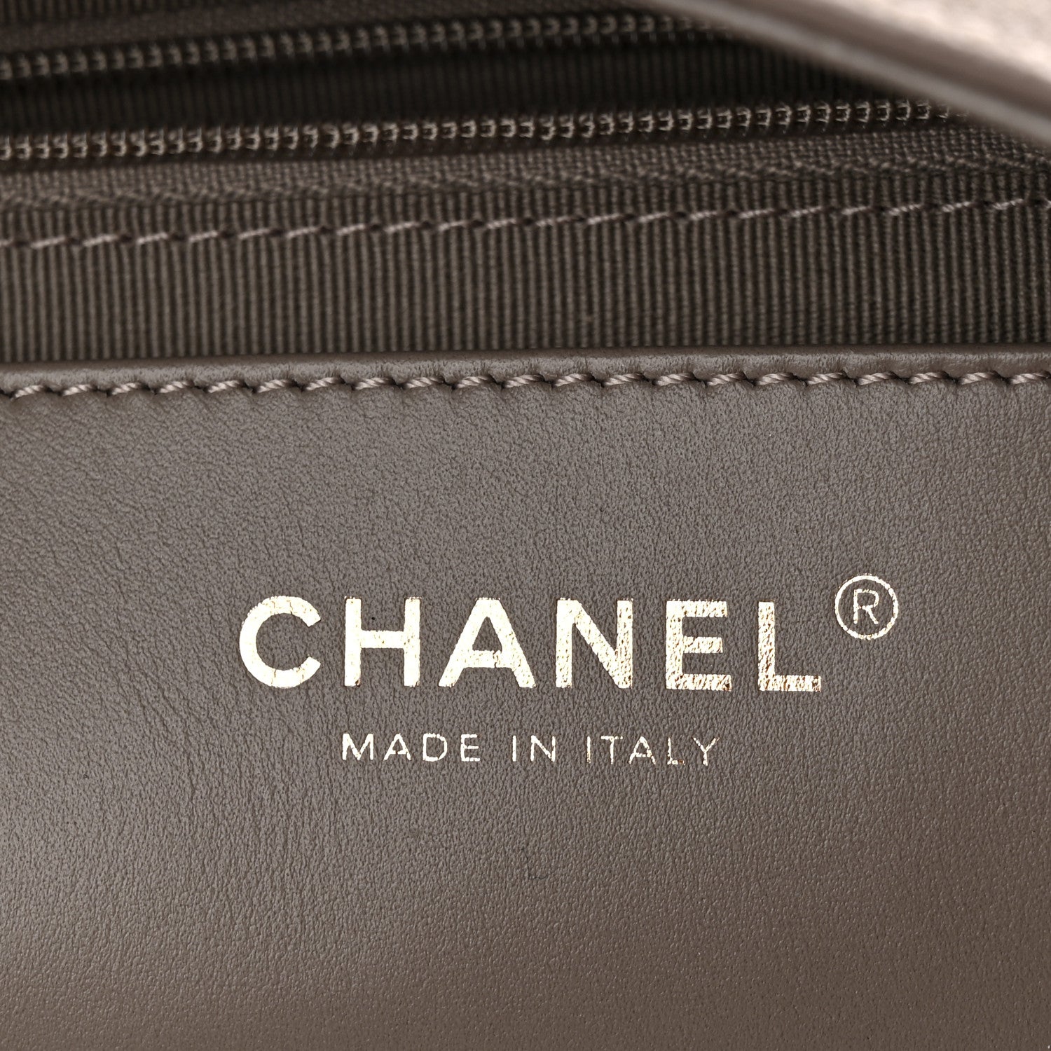 Chanel Suede Quilted Large Hobo Dark Grey