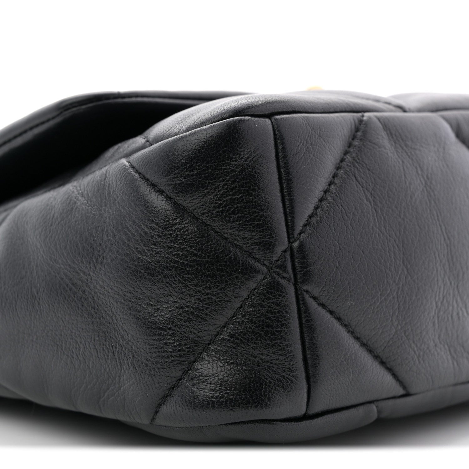 Chanel Lambskin Quilted Medium Chanel 19 Flap Black