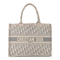 Christian Dior Oblique Medium Book Tote Grey