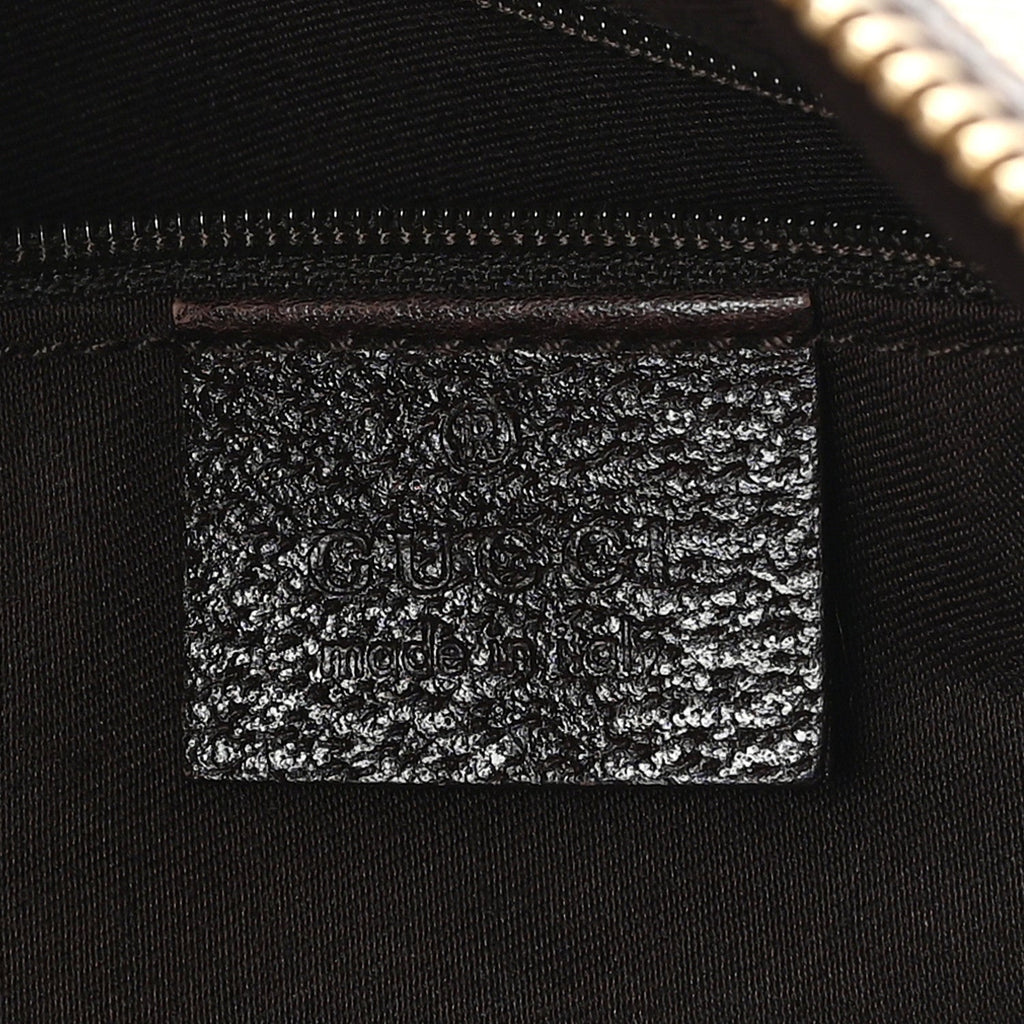 Gucci Monogram Medium Abbey Tote Dark Brown