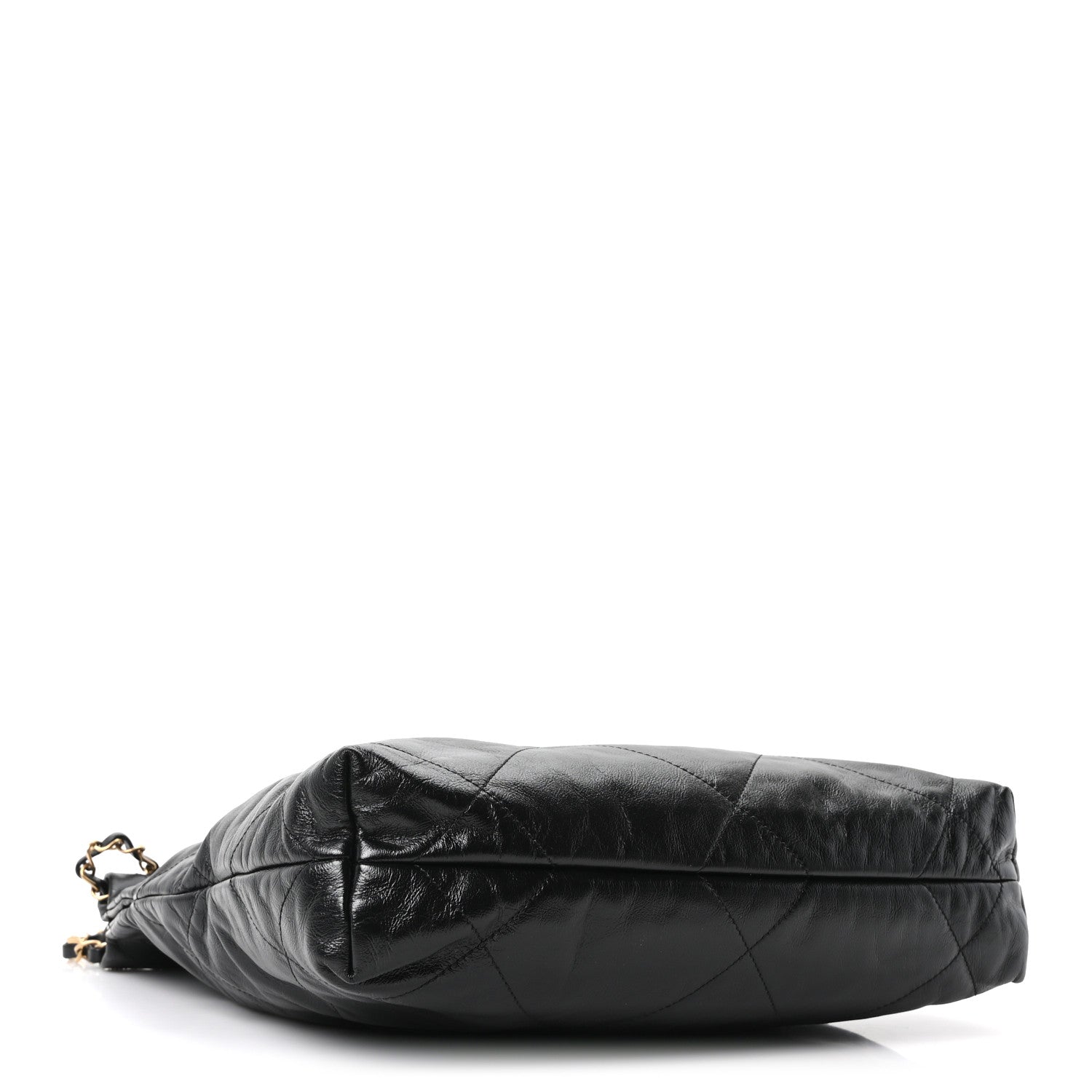 Chanel Shiny Calfskin Quilted Small Chanel 22 Black