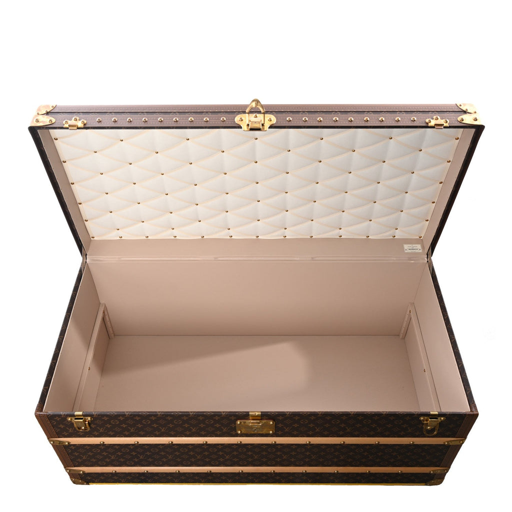 Louis Vuitton Monogram Malle Courrier Lozine Trunk 110