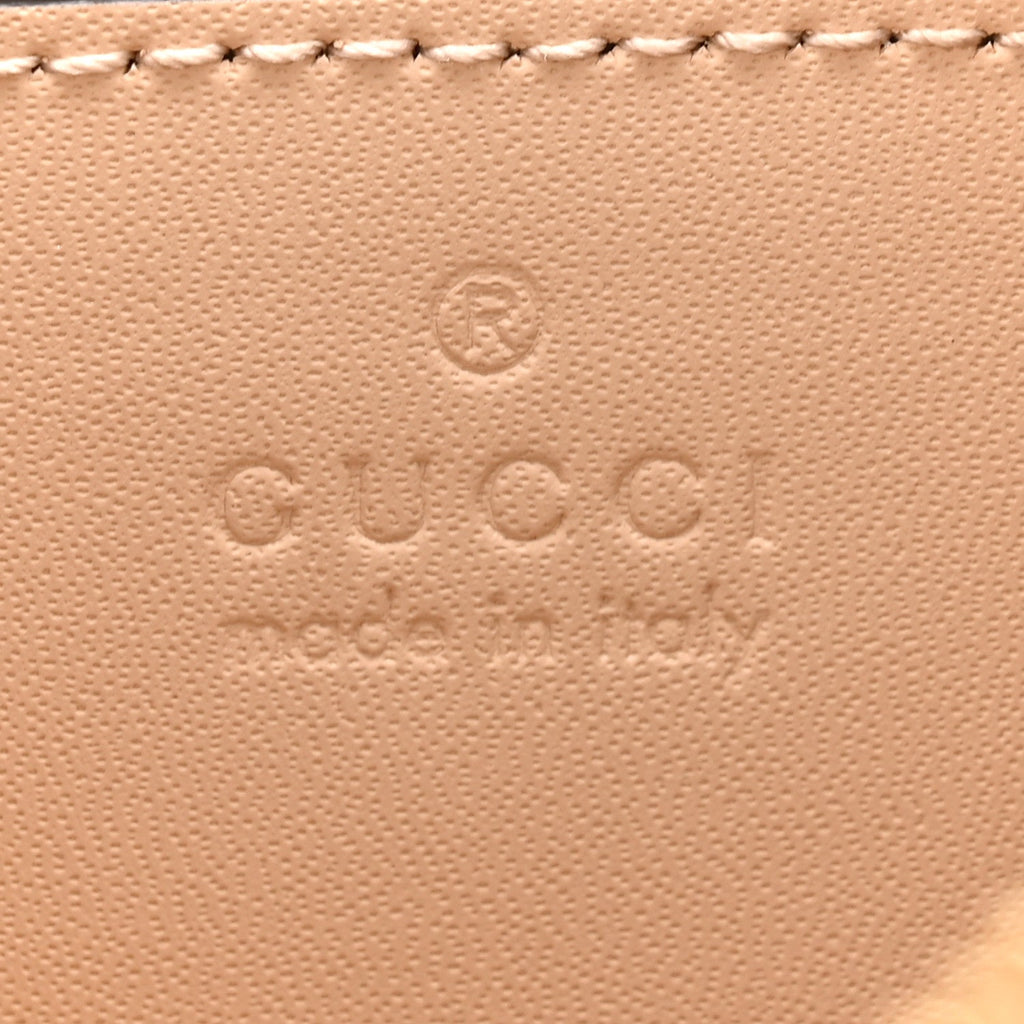 Gucci Denim GG Monogram Calfskin Small Shoulder Bag Souffle Rose