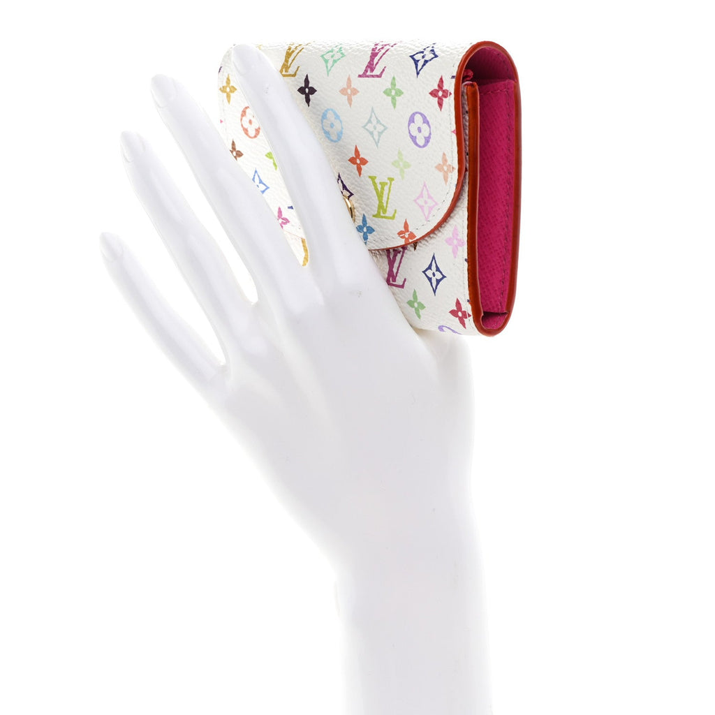 Louis Vuitton LV X TM Monogram Multicolor Rosalie Coin Purse White Kawaii Pink