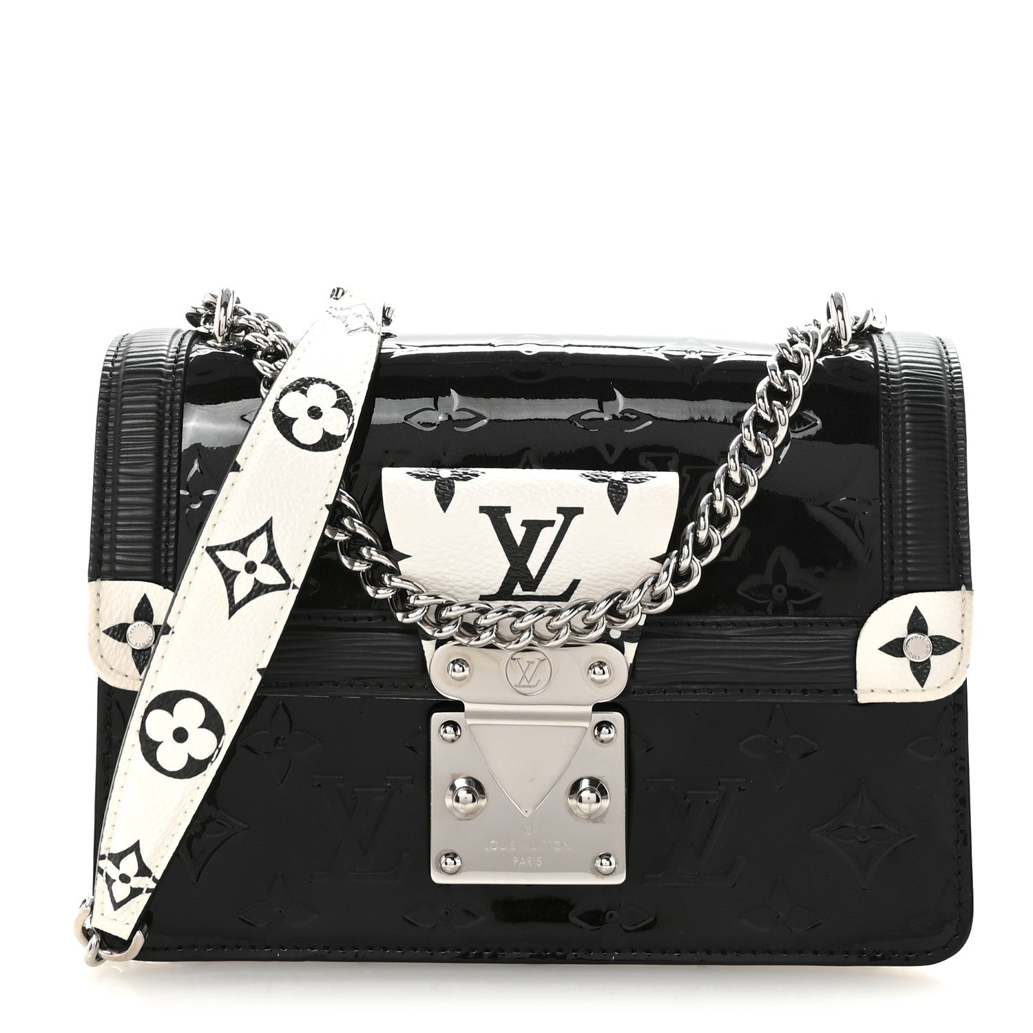 Louis Vuitton Vernis Epi Monogram Wynwood Black White