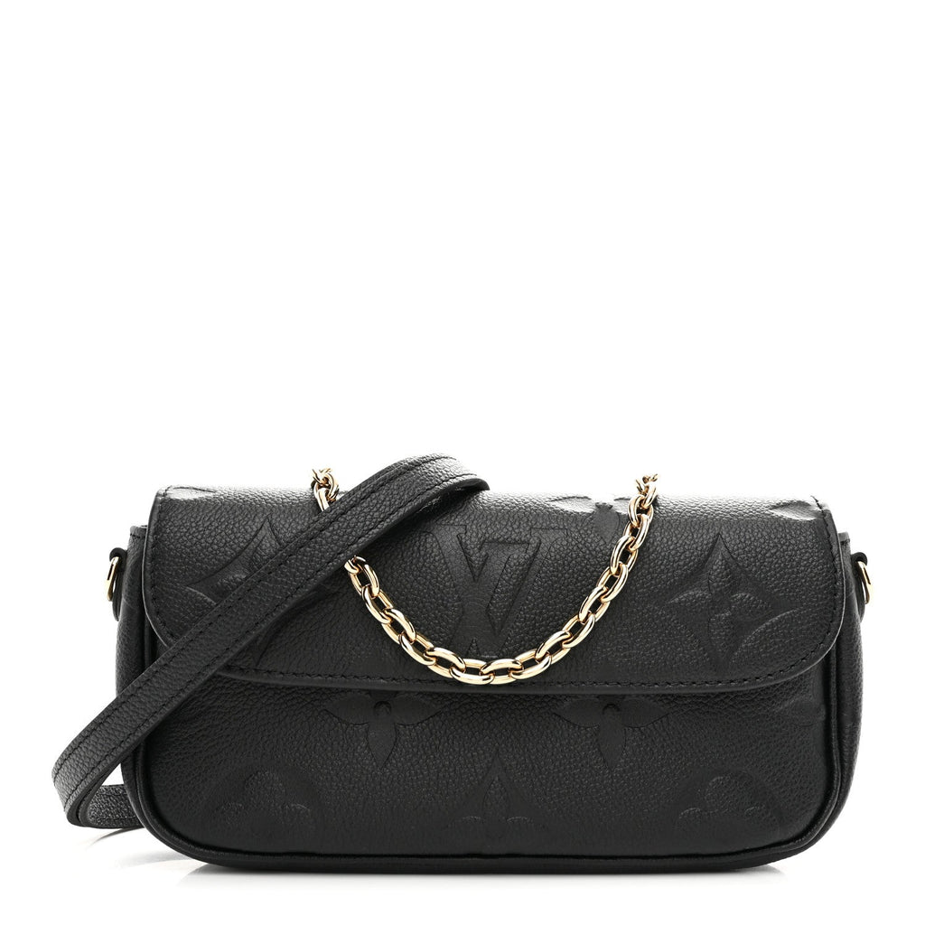 Louis Vuitton Empreinte Monogram Giant Ivy Wallet On Chain Black