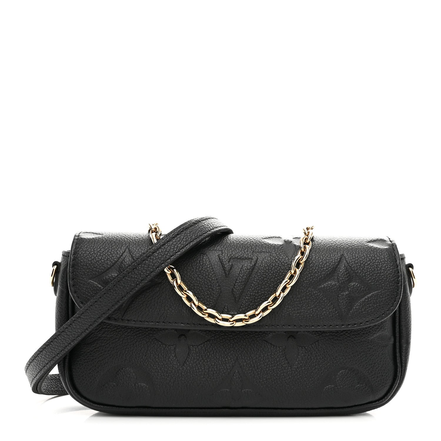 Louis Vuitton Empreinte Monogram Giant Ivy Wallet On Chain Black