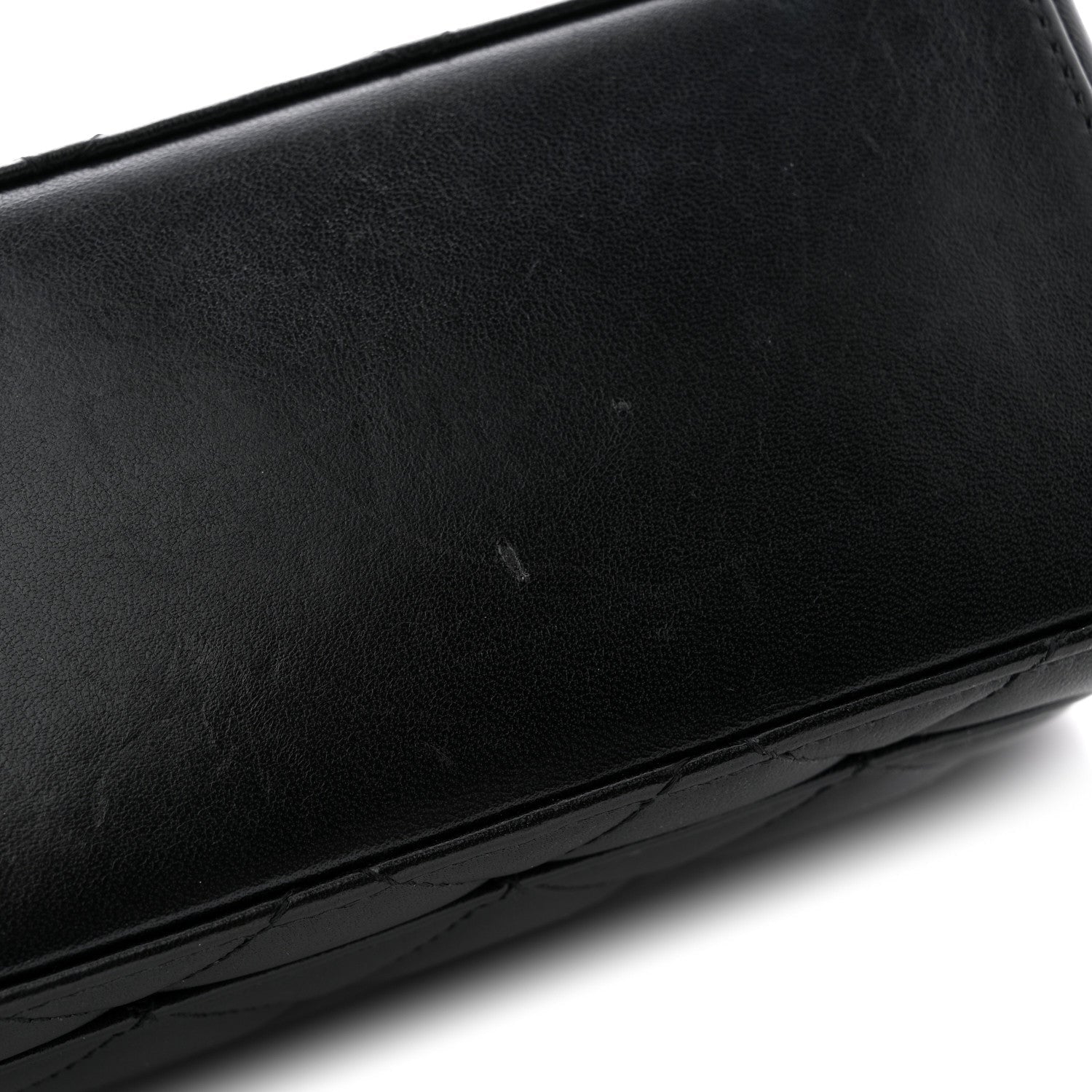 Chanel Lambskin Quilted CC Logo Mini Flap Black