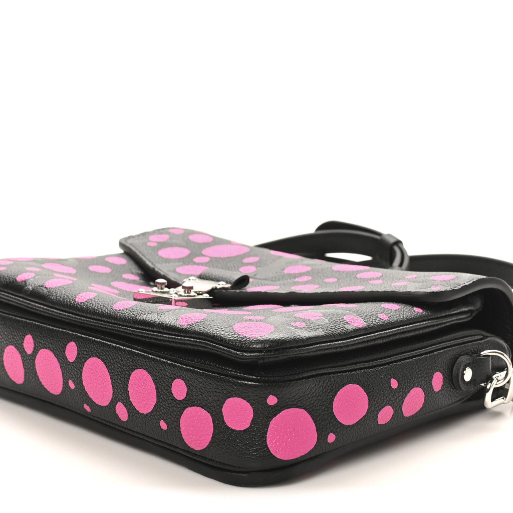 Louis Vuitton LV x YK Empreinte Monogram Giant Pochette Metis Black Fuchsia