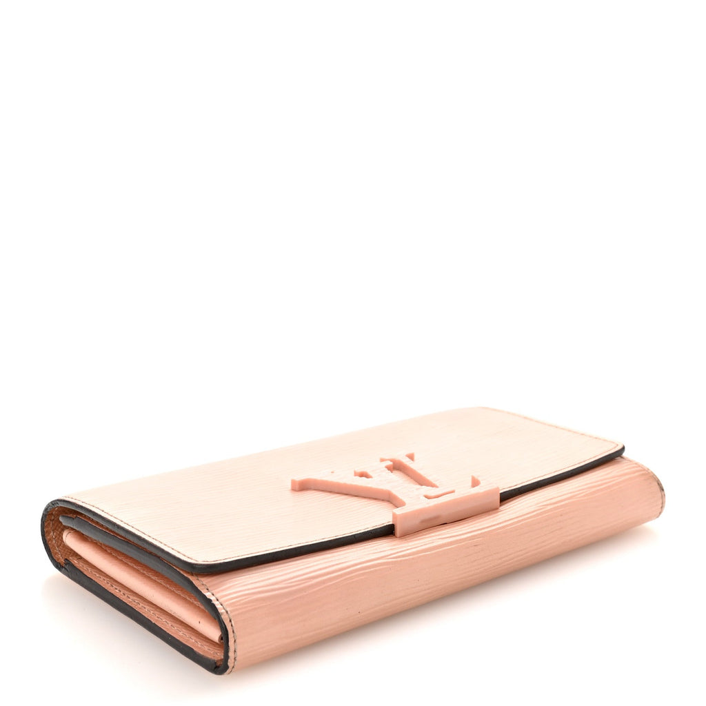 Louis Vuitton Epi Louise Wallet Rose Nacre