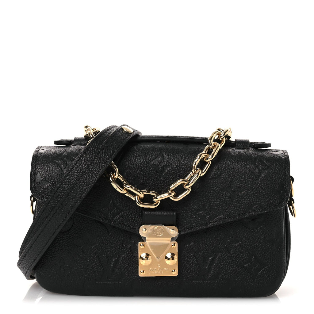 Louis Vuitton Empreinte Pochette Metis East West Black
