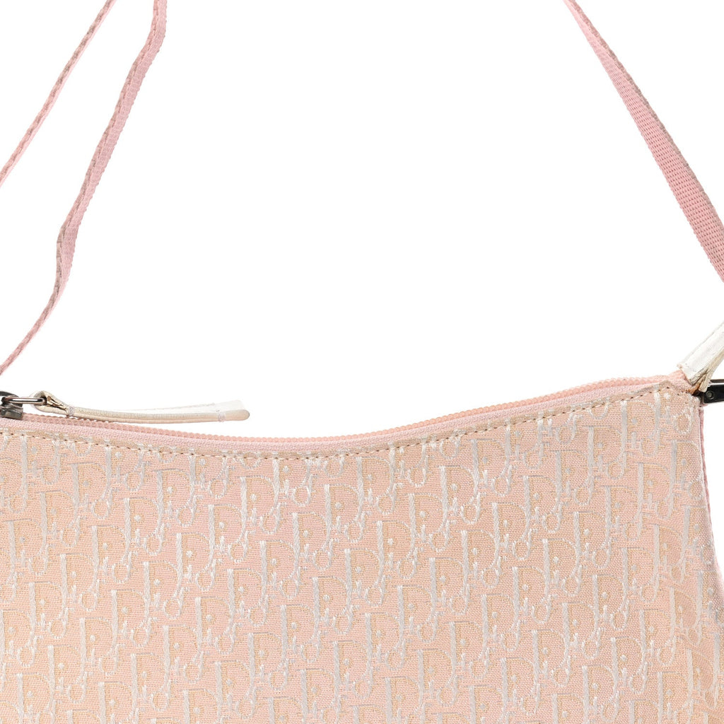 Christian Dior Monogram Shoulder Bag Pochette Pink