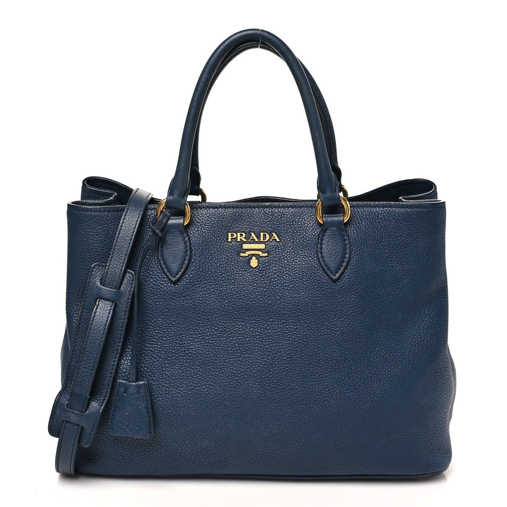 Prada Vitello Phenix Shopping Tote Baltico