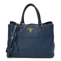 Prada Vitello Phenix Shopping Tote Baltico