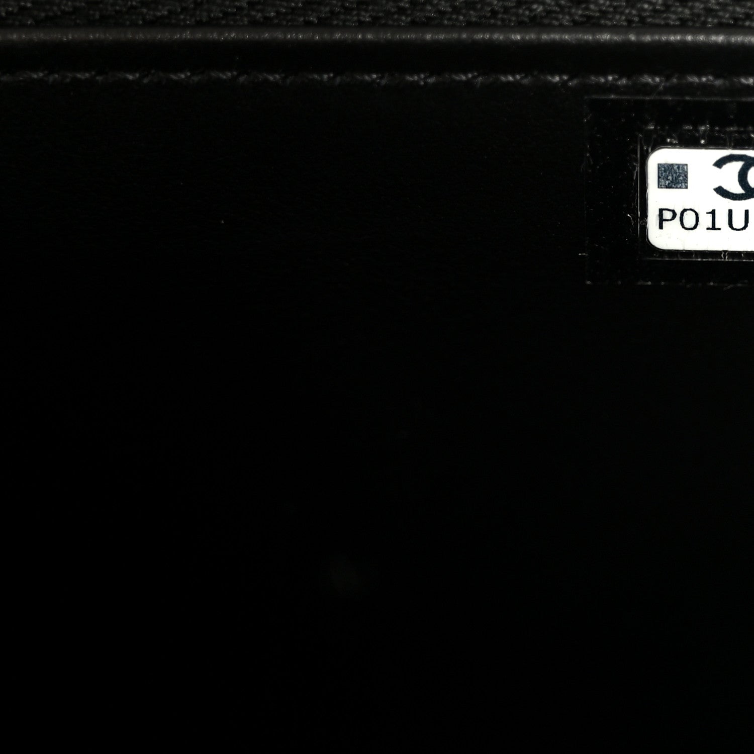 Chanel Caviar Quilted Top Handle Long Vanity Black